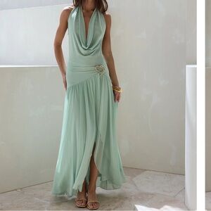 Fortunate One Sage Dress